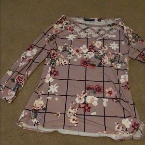 3/4 sleeve work blouse